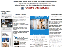 Tablet Screenshot of christsinternet.com